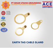 Brass Earth Tag Cable Gland 32S, 32L, M32 