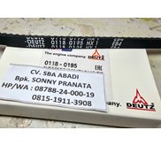 DEUTZ 0118-0195 V-RIBBED BELT 01180195 FAN BELT 0118 0195 -GENUINE ORI