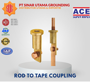 Rod To Tape Coupling 5/8” 25 x 3 mm, Grounding Rod Clamp Type B