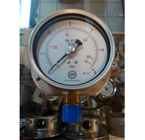 Pressure Gauge Bimetal Thermometer Wika Schuh regulator gas tekanan