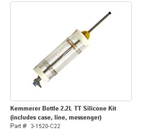 Kemmerer Botle 2.2L TT Silicone kit includes case,line,messenger, Part 3-1520-C22 (Alat Laboratorium air)