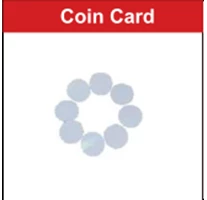 RFID CARD COIN CHIP TYPE: EM/MIFARE