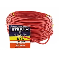 Kabel Eterna NYA 1 x 1,5 mm 100 meter 