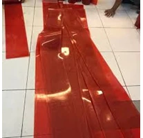 Tirai PVC Curtain Merah
