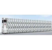 Retractable Electronic Folding Gate CS1 Stainless Steel