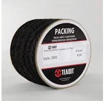 Gland Packing Teadit Style 2001/I Graphite Yarn, Graphite Filled, Wire