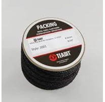 Gland Packing Teadit Style 2001 Graphite Yarn, Graphite Filled