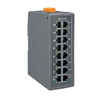 ICPDAS Unmannaged Indsutrial Hub Switch 16 port