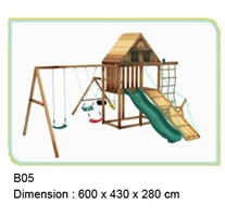 Outdoor Playground Wooden B05