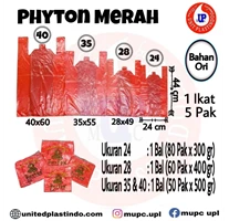Phyton Merah Kantong Plastik Kantong Kresek Kantong Asoy