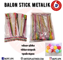 BALON STICK METALIK / BALON STIK ULANG TAHUN