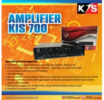 Amplifier KIS 700 | Ampli Walet 3 Slot Mp3 & 6 Channel