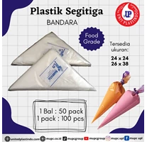 Kantong Plastik segitiga / piping bag
