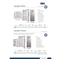 upright chiller&upright freezer