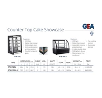 GEA counter top cake showcase.