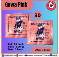 Distributor kantong plastik kresek HD Pink Gowa 30