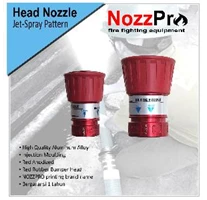 NozzPro-VARIABLE HEAD SPRAY NOZLE 2.5INCH, ALUMINIUM WITH RED ANODIZED