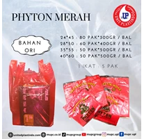Distributor Kantong Plastik Kresek HD Phyton merah