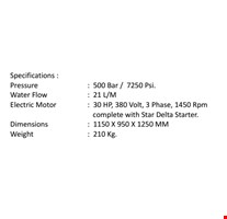 Pompa Elektrik Hydrotest 500 Bar Assembling di PT KS