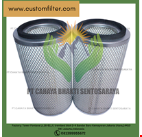 Suku Cadang Pengganti Elemen Filter Udara Kompresor Merek CBS Filter