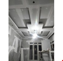 model plafon gypsum ruang tamu Tangerang