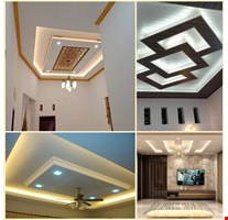 pasang plafon gypsum anti retak