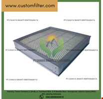 Panel G3 G4 Pleated Galvanized Pre Air Filter