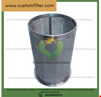 316 Stainless Steel Double Layer Perforated Woven Strainer Basket