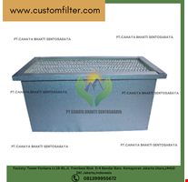 Filter AHU Aluminum Frame Mini-pleated Air Filter HVAC Industry