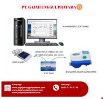 Prepaid Card Flow Meter SHM Size 1 1/2 Inch DN 40