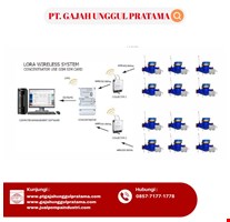 Lora Multi Jet Cast Iron Flow Meter SHM Size 2 Inch DN 50