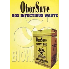 Obor Save Disposable Box Infectious Waste