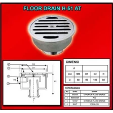 Floor Drain Type H51-AT