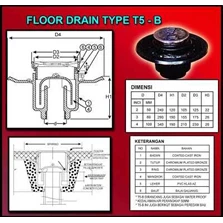 Floor Drain Cast Iron Type T5-B