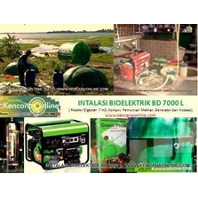 Instalasi Biogas Bioektrik BD 7000L - Biogas Installation BD 7000L