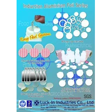 Induction Seal Aluminium Foil for Bottle Sealer PET - HDPE - PP - PVC - Glass