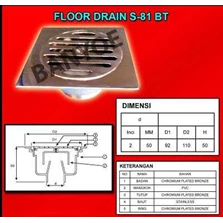 Floor Drain Type S-81 BT