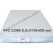 BAHAN ID CARD PVC WHITE CORE OFFSET 0.3 A3-310x400mm