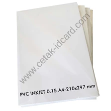 PVC ID CARD  INKJET 0.15 A4-210x297mm 