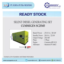 CUMMIGEN SC25M5 (25 kVA) SILENT DIESEL GENERATOR SET  