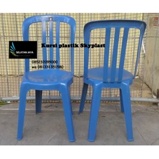 Kursi Plastik untuk persewaan warna biru