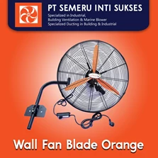 Wall Fan Kipas Angin Dinding Blade Orange