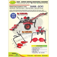 Pemotong Rumput Semak Ilalang - Grass Mower SAAM GCH1