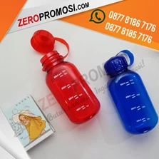 Souvenir Tumbler Promosi Botol Minum Plastik Segi Empat 600ml 