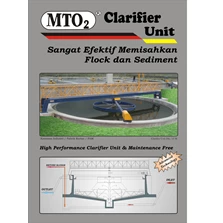Instalasi Pengolahan Air Limbah mesin MTO2 Clarifier Unit