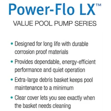 Hayward Power-Flo LX Pump, Pompa Hayward Batam (Pompa Kolam Renang)