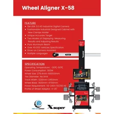 SPOORING / WHEEL ALIGNMENT 3D LAWRENCE X-58