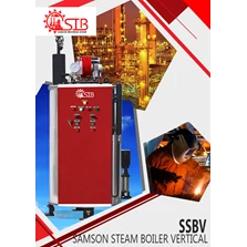 Steam Boiler SSBV-750 - Samson Indonesia Boiiler - 750 kg per jam