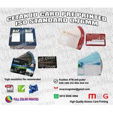 Cetak Kartu PVC ID Card Preprinted ( Kualitas Press Oven )