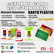 Cetak ID Card Foto Kualitas Standard ATM ( Press Oven )